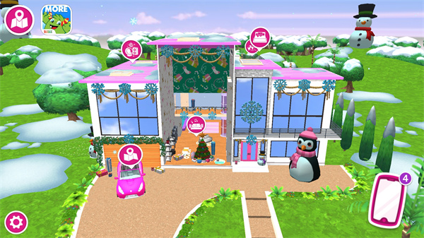 芭比梦幻屋修改版圣诞节(芭比梦幻屋圣诞节版全解锁v201)