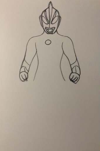 带拿奥特曼儿童画(奥特曼简笔画大全 戴拿)