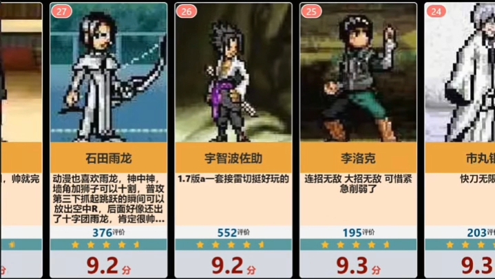 火影vs死神端游技能(火影vs死神端游技能大全)