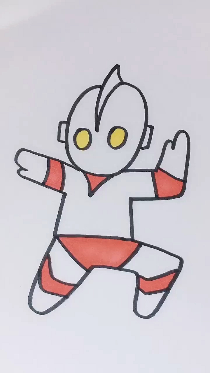 儿童怎么画奥特曼(儿童怎么画奥特曼简笔画)