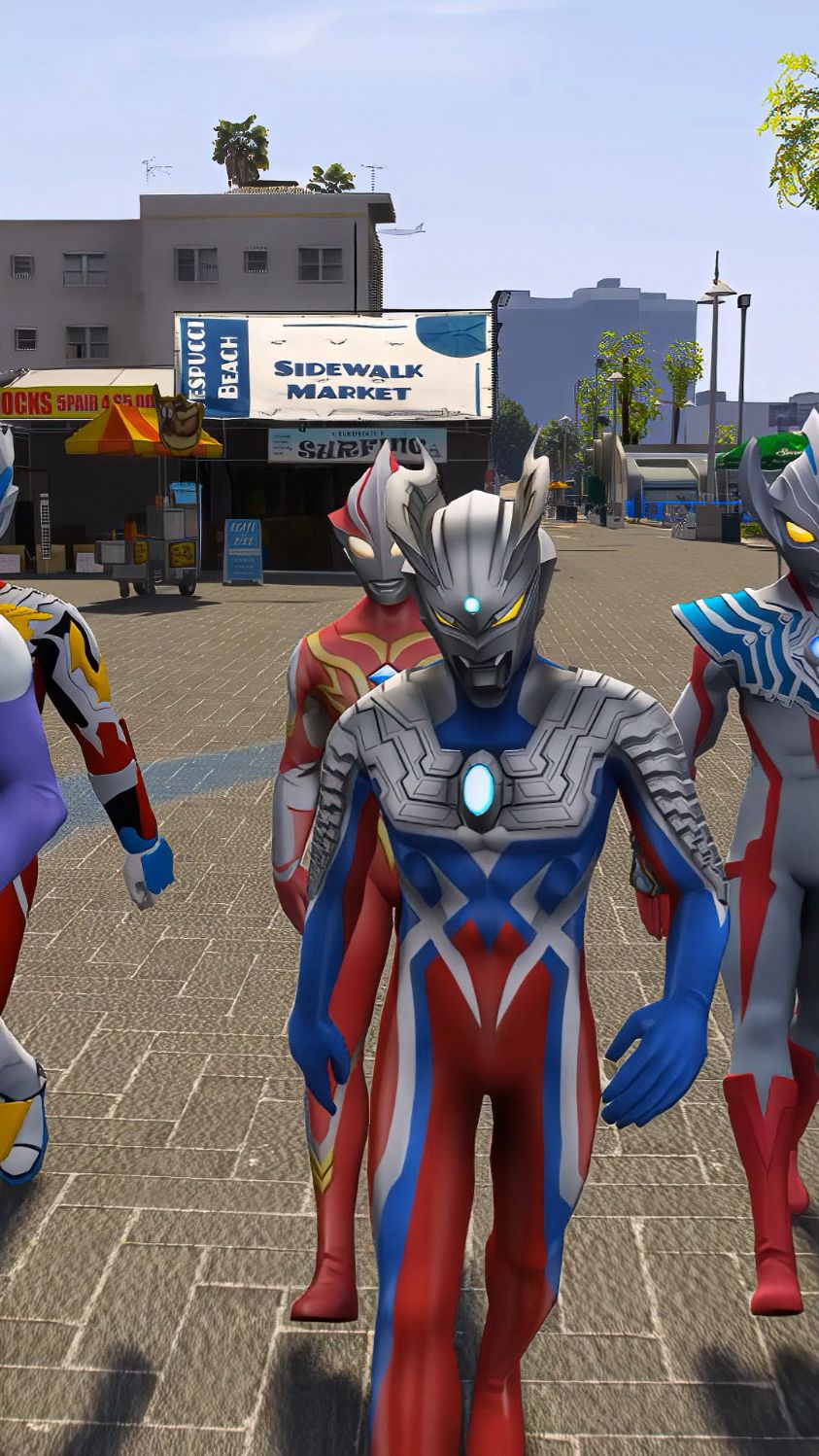 五个奥特曼打怪兽(五个奥特曼打怪兽的游戏)