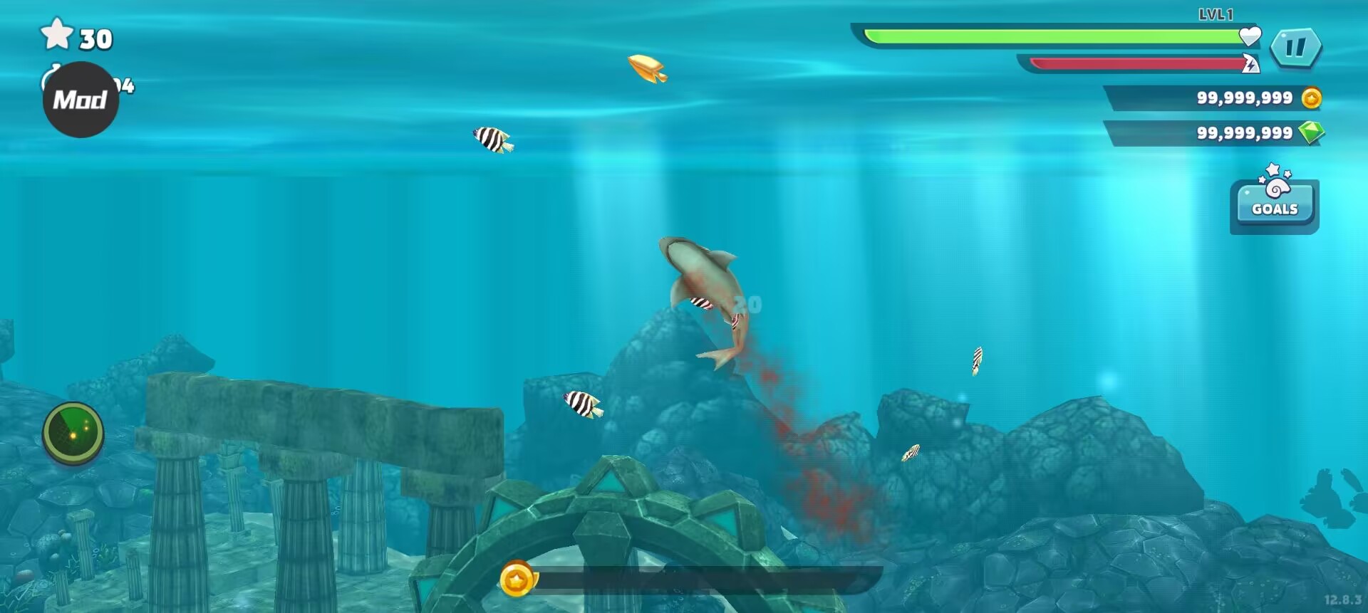 饥饿鲨进化破解版国(饥饿鲨进化破解版汉化版)