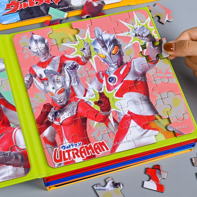 奥特曼大拼图动画片(奥特曼大集合拼图游戏)