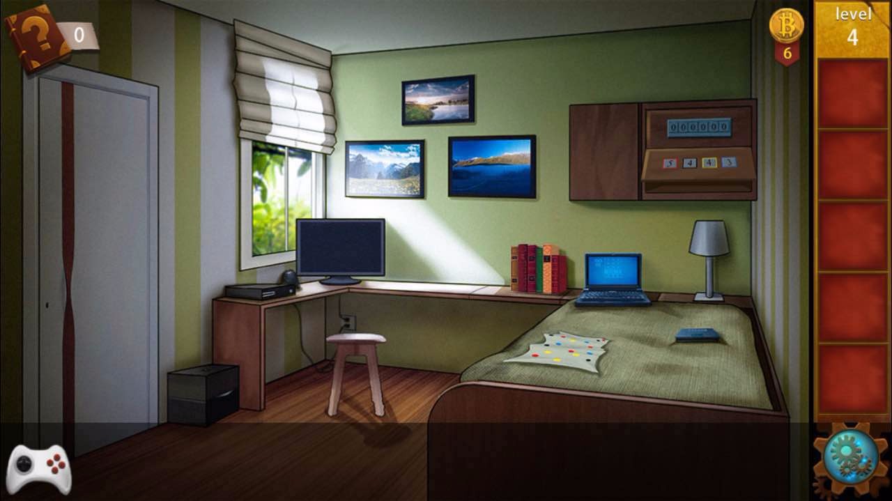 书房卧室逃脱2游戏攻略(密室逃脱挑战50个房间书籍摆放)