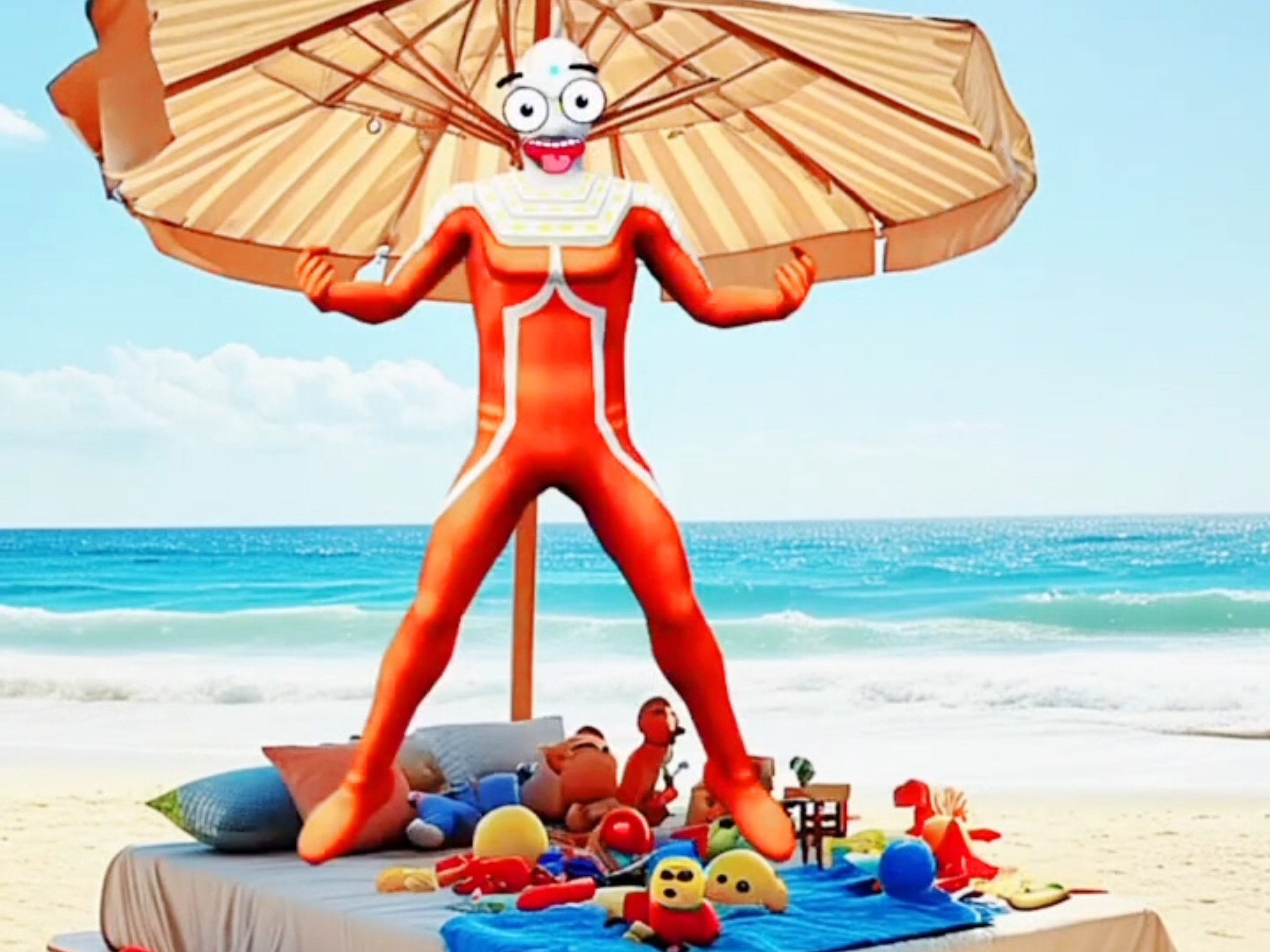 奥特曼打小怪兽动画片(奥特曼打小怪兽搞笑视频)