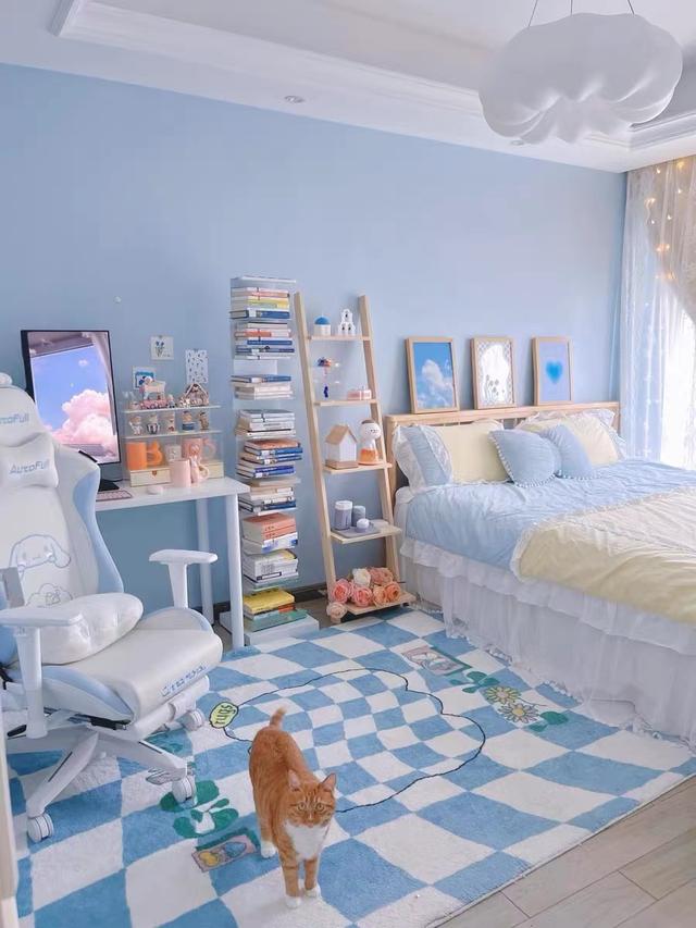 逃出蓝色调房间攻略(逃出蓝色可爱房间场景三)