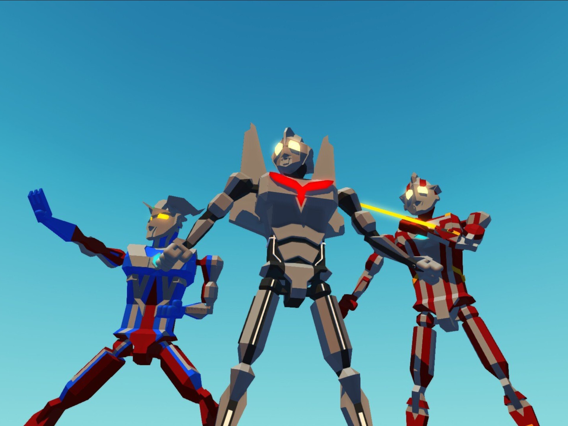 小男孩玩的奥特曼游戏()